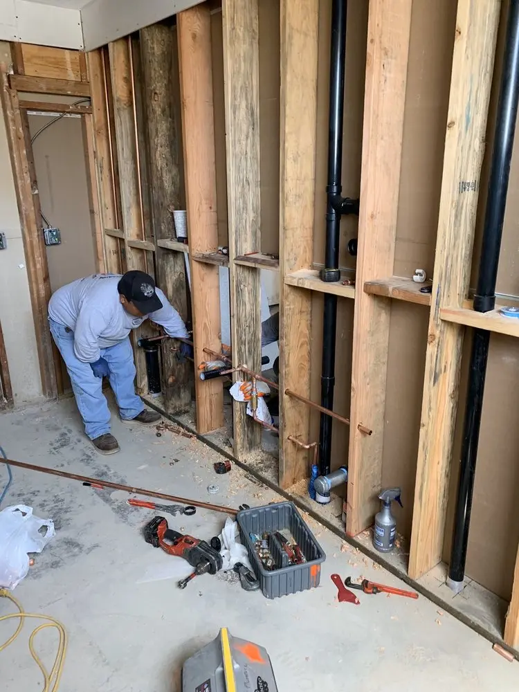 Commercial rough-in plumbing for Gas Line Repair in Island Estate